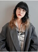 レイヤーカット 前髪カット  パーマ 薬院今泉