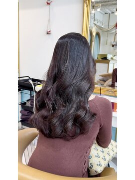 ロンドアベニール 北千住(Lond avenir) レイヤーカット 韓国ヘア 顔周り ブリーチなし 髪質改善