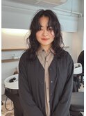 くるっと根本からパーマスタイル