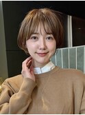 30代40代50代におすすめ◎カジュアル/丸みショート