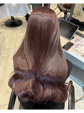 ユーフォリア 銀座本店(Euphoria) Mako / ピンクブラウン ブリーチなし 暖色カラー 春カラー