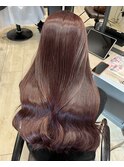 Mako / ピンクブラウン ブリーチなし 暖色カラー 春カラー
