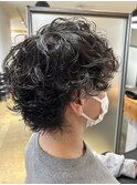 スパイラルパーマ