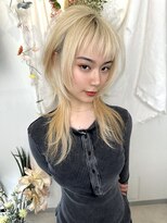 アリートウキョウ(ALLY TOKYO) シャギー黒髪ロングウルフカットロングレイヤーカット中性ウルフ