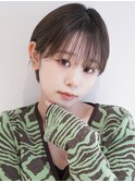 20代30代40代ひし形大人かわいい小顔ラベンダーアッシュショート