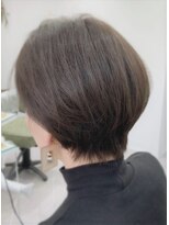 オクユキ(OKUYUKI)&nbsp;『ショートボブ×暗髪グレーアッシュ』