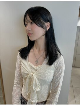 トーチ(torch) 【大須 上前津 栄】潤髪・艶ブラックカラー・韓国ヘア