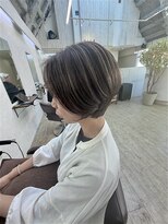 ニコ ヘアデザイン(nico hair design)&nbsp;ハイライト+レディースショート