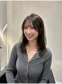 ミディアムレイヤー/大阪/梅田/茶屋町/マンツーマン/韓国/艶髪