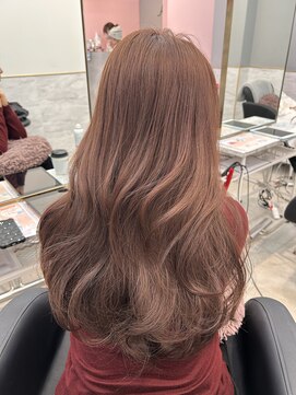 韓国へア/レイヤー/顔周り/ボブ/透明感カラー
