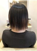 切りっぱなしボブ