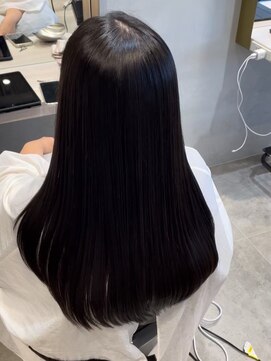 ジェコ ブラン(gecko. brun) 美髪矯正/地毛風ブラック/艶感/小顔/髪質改善 #武蔵小山美容室
