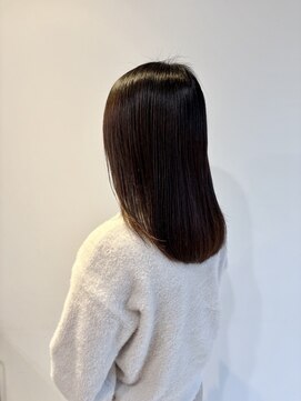 ケークリエイティブコード(K creative COrDE) 乾かすだけでまとまる◎艶ストレート×美髪縮毛矯正