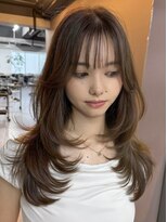 レブ 四条烏丸(Reb,)&nbsp;レイヤーカット/艶カラー/グレージュ