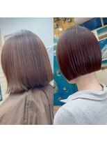 ラニハナクドウ(lanihana.kudo) #ミニボブ#サクラベージュ