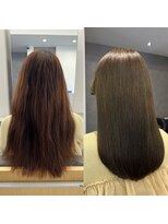 ユニクオン 金沢香林坊(UNIKUON) 髪質改善 水素カラー シルクストレート 金沢 艶髪