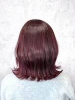 デミヘアー(Demi hair)&nbsp;チェリーピンク×セミミディアム