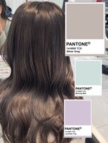 エヌアイ オモテサンドウ(ni omotesando)&nbsp;大人かわいい◇暗め透明感ミントグレージュ顔周りレイヤーカット