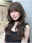 韓国くびれヘア/韓国ヘア/レイヤーカット/エギョモリ/ヨシンモリ