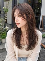 バグズ ヘアデザイン 桔梗が丘店(Baguz HAIR DESIGN) 透け感シアーレイヤー×ショコラグレージュ