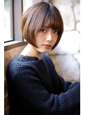 20代30代40代50代大人可愛いひし形丸み絶壁解消ショート黒髪