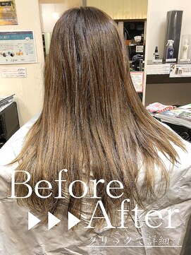 ナナナ パレナ 宝塚店(nanana parena) ☆ご来店時状態☆→仕上がりの詳細はクリック！！☆髪質改善