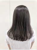 【morio坪井】ハイライト×ケアブリーチ×グレージュ