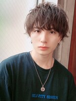 リップス 表参道店(LIPPS)&nbsp;ルーズパーマ【クリアウルフ】束感2ブロック