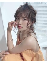 ユアーズ ヘアー 新宿EAST(youres hair)&nbsp;大人気　ゆるふわ　編みおろし　夏コーデ　サマースタイル