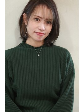 ラファンジュ ヘアー(Rohange hair) 【Rohange】前髪ありフェイスフレーミングハイライト#ボブルフ