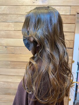 ココチヘアーサロン 外国人風ベージュカラー