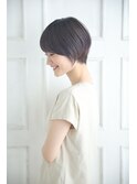 【京都ショートヘア】上品自然なフォルムの大人ボブ/綺麗/艶髪