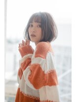 ライズ バイ レボ(RISE by REVO) 大人可愛いココアベージュグレージュカラーボブウルフ黒髪我孫子