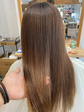 サンドット(Sun.) ストレート/おすすめ/髪質改善/韓国風/ハイライト/白髪ぼかし