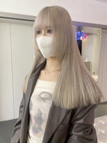 ゲーム 原宿店(GAME)&nbsp;ダブルカラーピンクベージュケアブリーチハイトーン髪質改善