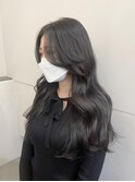 韓国風レイヤーカット ヨシンモリヘア巻き髪【横浜】