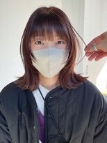 アイティー バイ アルバム 中野店(IT by ALBUM)&nbsp;フェイスレイヤー_斜めバンググレージュカラーシルキー_ba446251