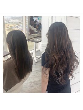 クラン ヘアーアンドスタジオ(CLAN hair & studio) ハイトーンエクステブリーチインナーミルクティーベージュ
