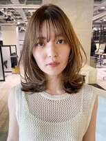 アイティーバイアルバム 北千住店(IT by ALBUM)&nbsp;レイヤーカット_マチルダボブピンクベージュ_49312