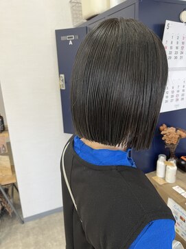 サンコ(sanco.) #切りっぱなしボブ#TOKIOトリートメント#カット#透明感カラー