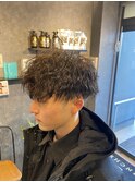 波巻きツイストスパイラルパーマツイストパーマスパイラルパーマ