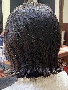 ヘアークリアー 春日部 大人可愛い切りっぱなしボブ/ストレートでも◎/30代40代50代