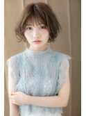 グレーベージュゆるふわひし形ショート310X戸田公園20代30代40代