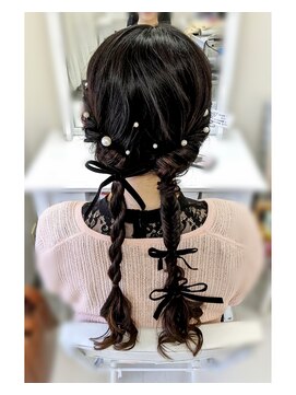 セットサロン ココ 編みおろしツイン