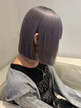 ベレーザ 渋谷(BELEZA) 9020ニュアンスカラーシルバーアッシュハイトーンカラー韓国ヘア