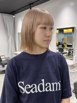 ゼスト 八王子店(ZEST)&nbsp;ミルクティーベージュ/タッセルボブ【佐々木麻衣】