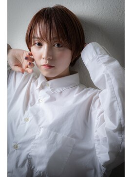 カバーヘア ブリス 戸田公園西口店(COVER HAIR bliss) 透明感小顔補正カット丸みショートマッシュv戸田公園20代30代