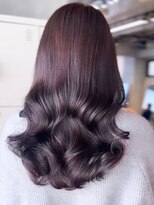 レノラ 本町(LENORA)&nbsp;ウェーブパーマこなれミディ前髪ストカール厚めバング