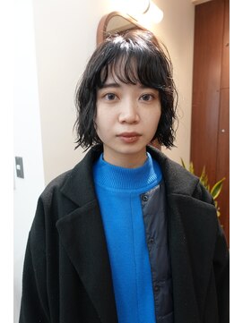 スタニング 渋谷(STUNNING.) ニュアンスパーマ　大きめカール