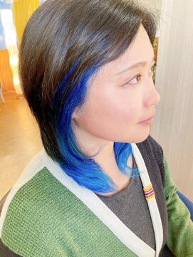 ティンカーベル(TINK‐A‐BELL) 青インナーカラー